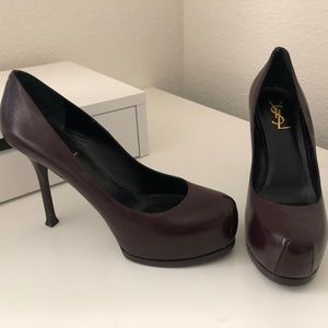 New YSL Tribtoo Platform Stilettos 9.5